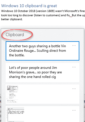 Don't miss the better clipboard in Windows 11 & 10