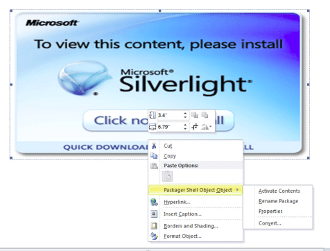 Word document danger installs a keylogger