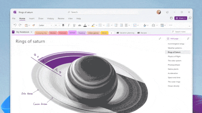 Quick Notes in OneNote for Windows