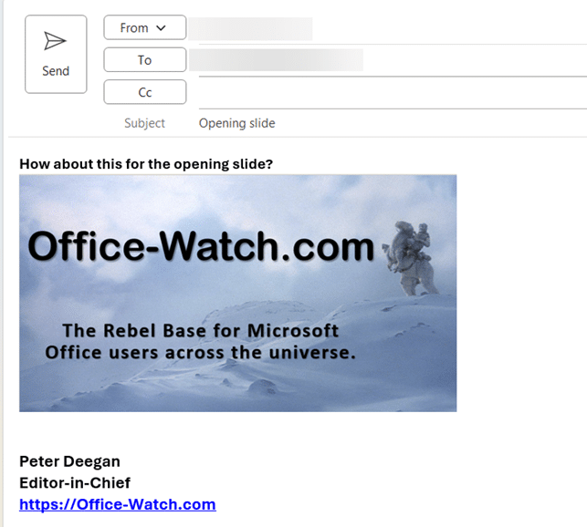 Share a link to a specific PowerPoint slide