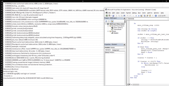 Run Linux from Excel?  Yes you can!