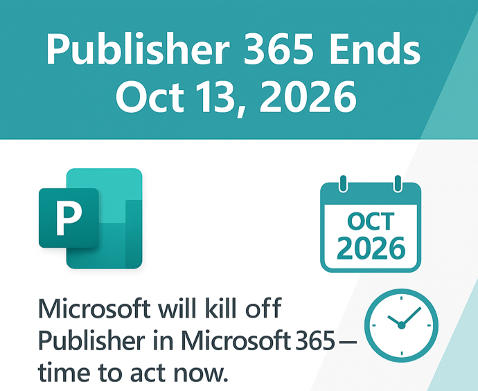 How to complain about the end of Microsoft Publisher