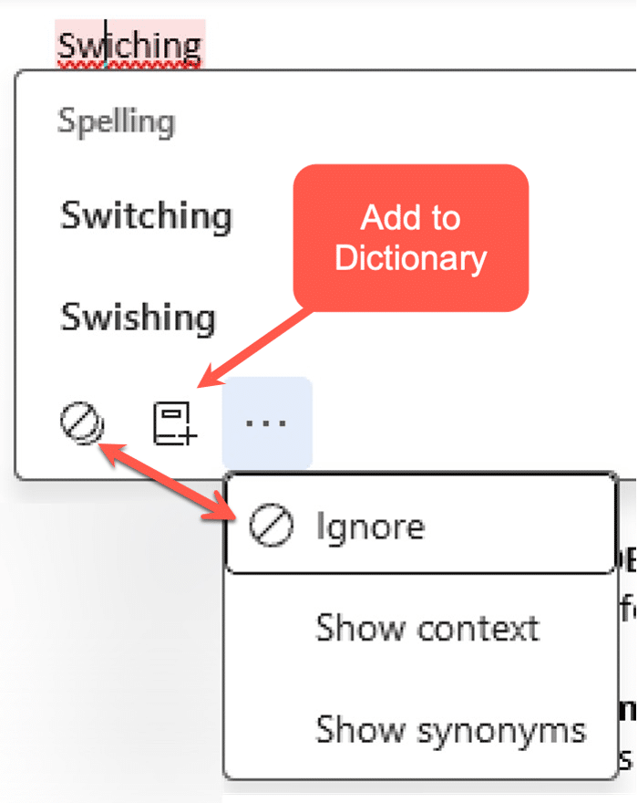 Discover more in Word’s spelling corrections